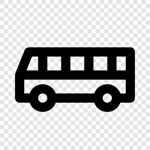 ulaşım, toplu taşıma, araba, otobüs durağı ikon svg