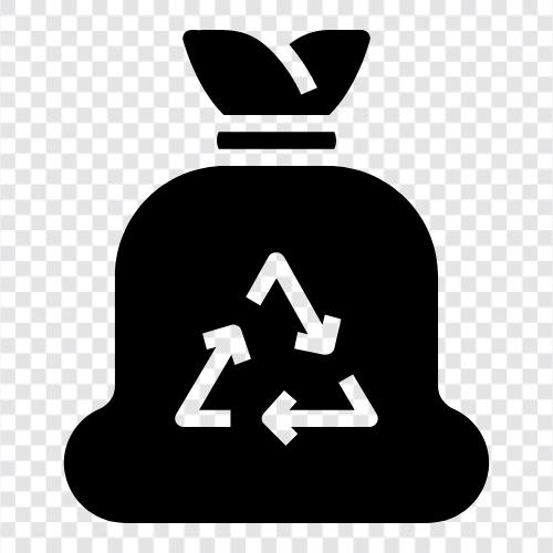 trash can, garbage bag, garbage can, garbage pickup icon svg