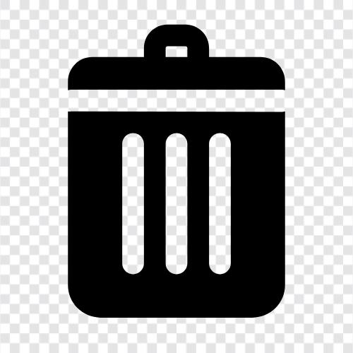 trash can, rubbish, garbage, waste icon svg