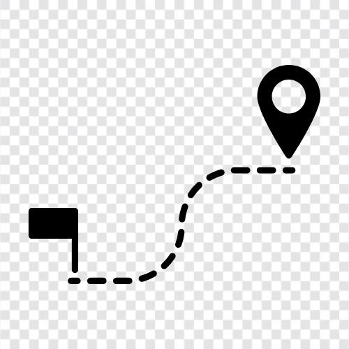 travel, location, journeys, distance icon svg
