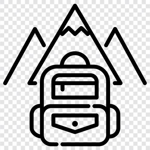 Reisen, Wandern, Camping, Outdoor symbol