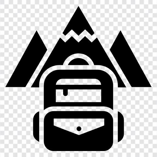 travel, hiking, camping, outdoor icon svg