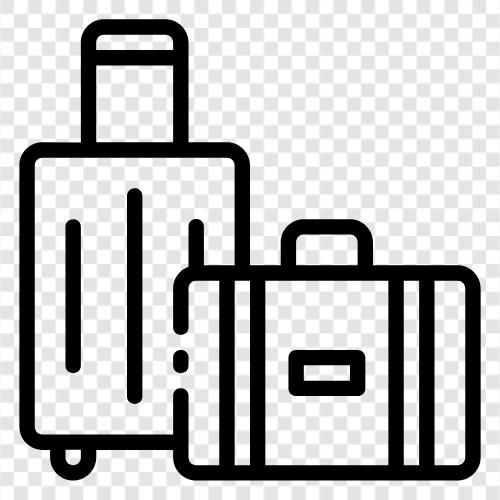 travel, suitcase, backpack, handbag icon svg