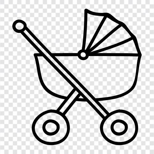 travel system, jogging stroller, urban stroller, lightweight stroller icon svg