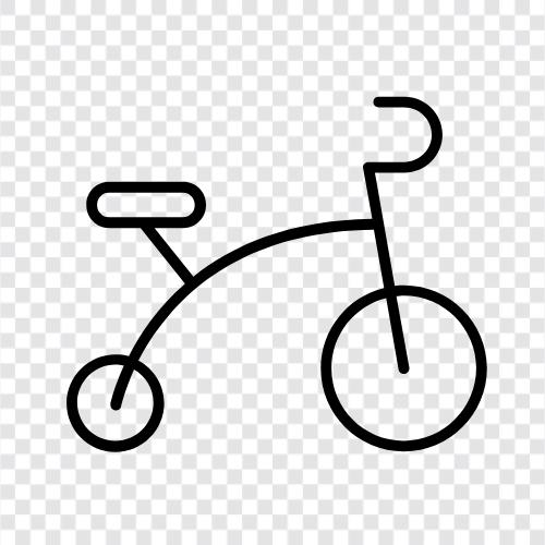 trike, threewheeler, onewheeler, balance bike icon svg