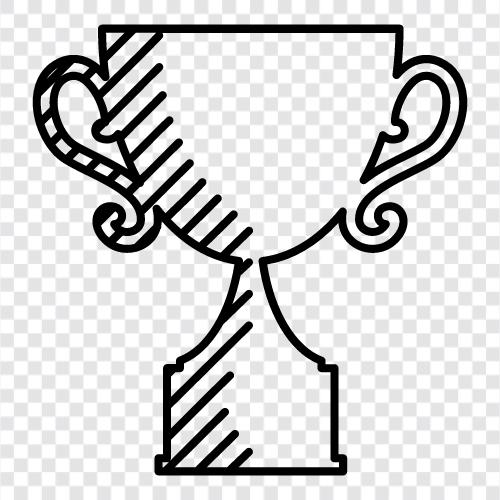 trophy, awards, commendation, honour icon svg