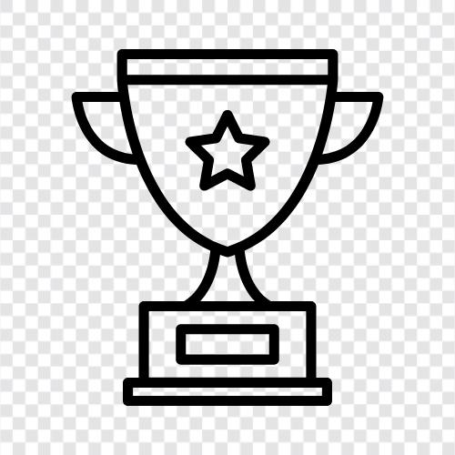 trophy, achievement, icon, iconography icon svg