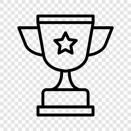 trophy, icon, badges, accolades icon svg