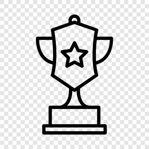 trophy, icon, badges, gold icon svg