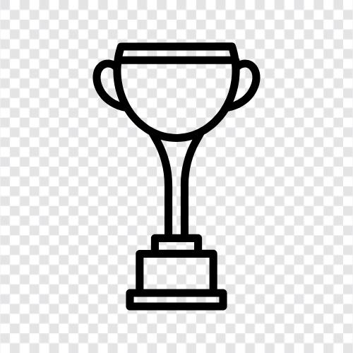 trophy, icon, medals, badges icon svg