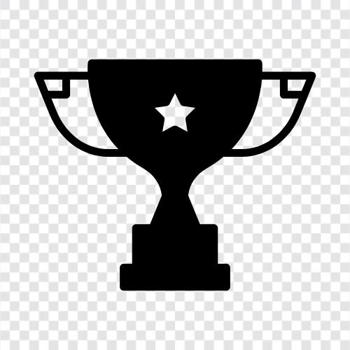 trophy, icon, badges, medals icon svg