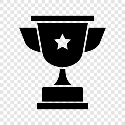 trophy, badge, award, certificate icon svg