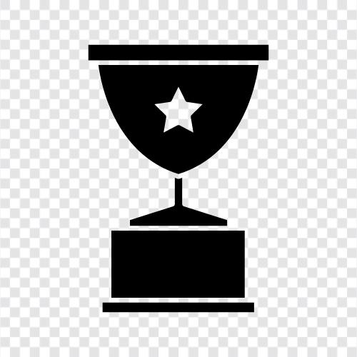 trophy, icon, badges, medals icon svg