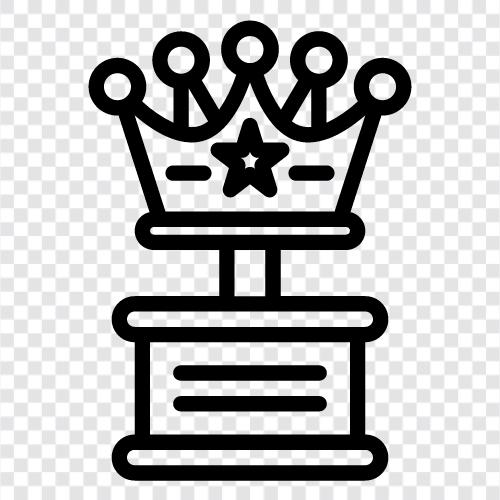 trophy, award, prize, honor icon svg