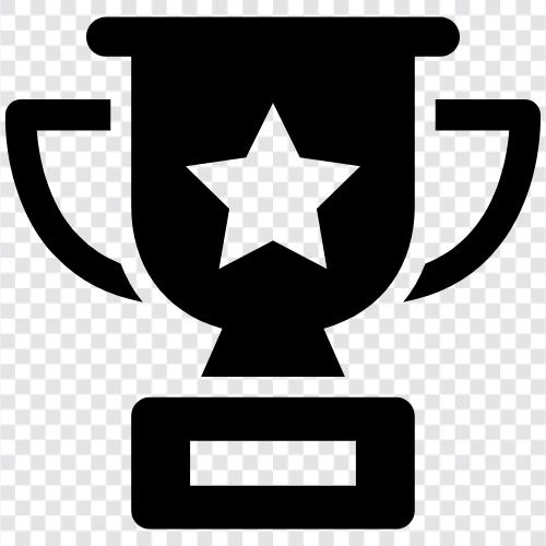 trophy, silver, gold, champion icon svg