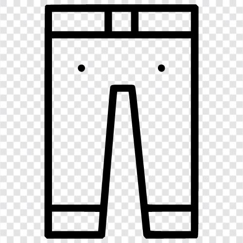 trousers, slacks, khakis, jeans icon svg