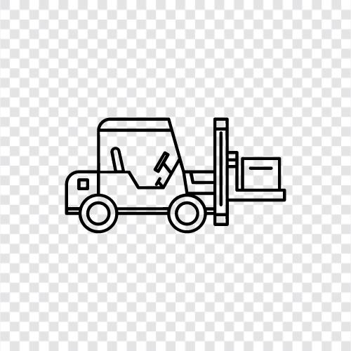 Truck, Heavy Equipment, Moving, Loading icon svg