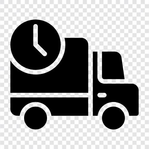 truck delivery, trucking, freight, transport Значок svg