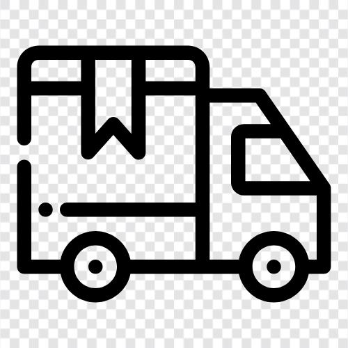 LKW, Lieferung, Fracht, bewegen symbol