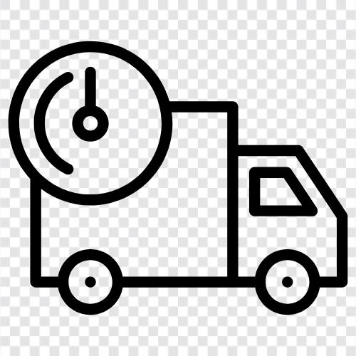 truck delivery, trucking, transportation, freight icon svg