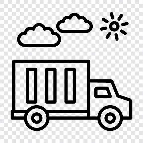 truck delivery, freight truck, delivery truck driver, truck driver icon svg
