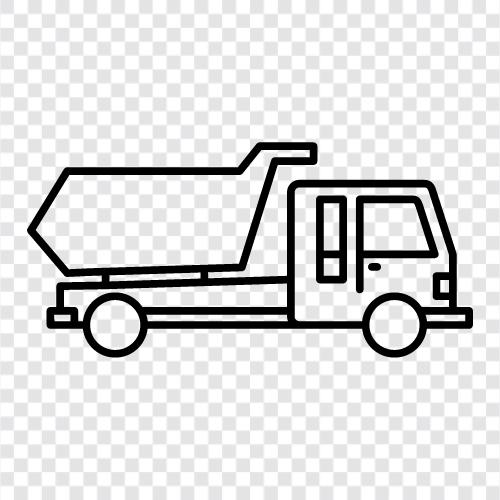 Truck, Road, Haul, Transport icon svg