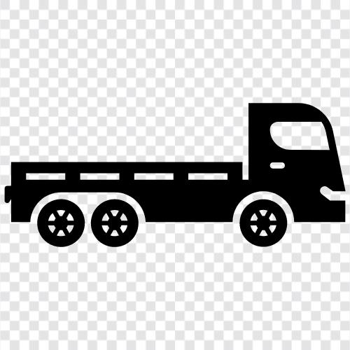 Truck, Van, Heavy Equipment, Construction icon svg