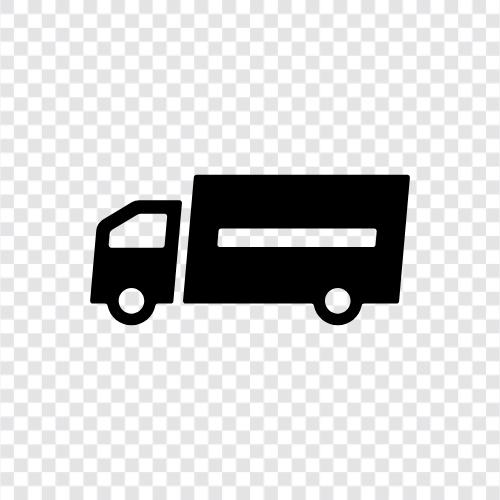 LKW, Fracht, Transport, Frachtwagen symbol