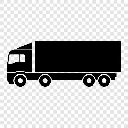 trucking, transport, cargo, shipping icon svg