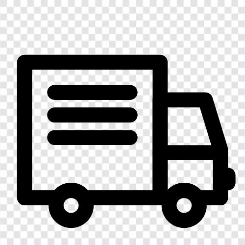 trucking, trucking companies, truck, truck delivery icon svg