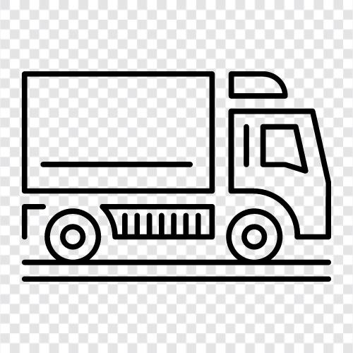 trucking, trucking company, truck driver, trucking company truck driver icon svg