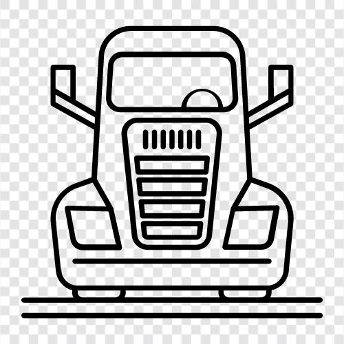 kamyonculuk, kamyonculuk şirketi, kamyon şoförü, kamyon şoförlüğü ikon svg