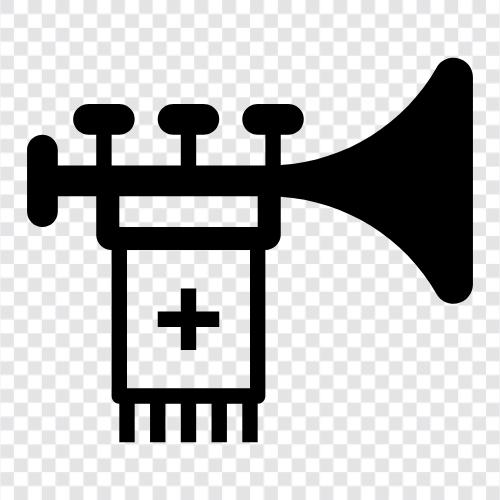 trompetçi, brass, müzik, brass enstrümanlar ikon svg