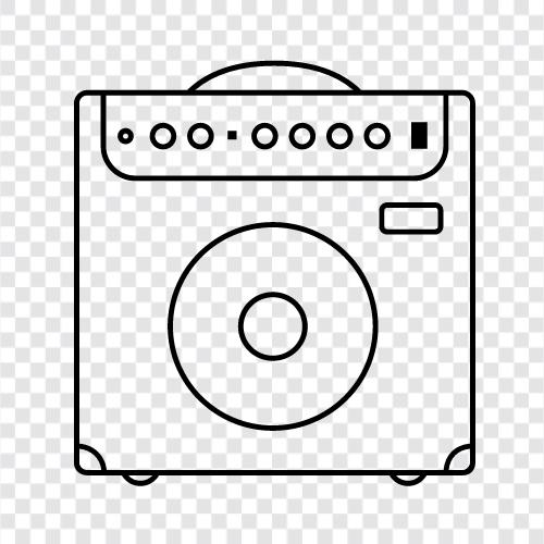 tube guitar amplifier, valve guitar amplifier, amplifier for guitar, electric guitar amplifier icon svg