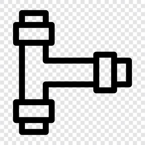 tubing, fitting, couplings, connectors icon svg