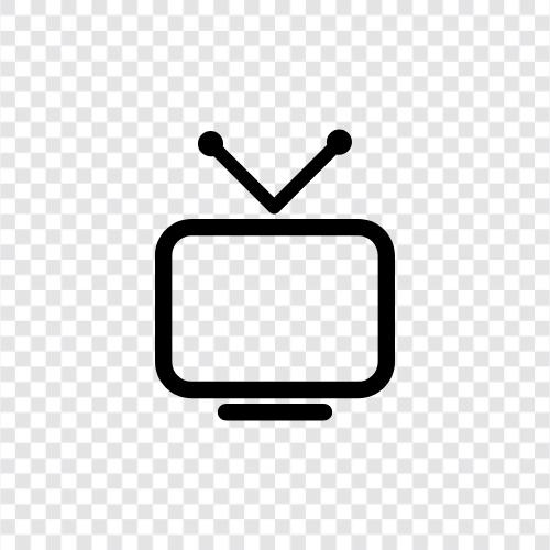 TV, Fernsehserie, Fernsehen symbol