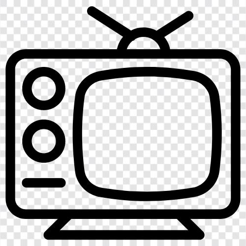 TV shows, TV series, Television icon svg