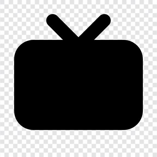 tv, fernsehen, show, film symbol