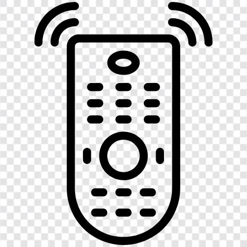 TV remote, TV remote control, universal remote, infrared remote icon svg