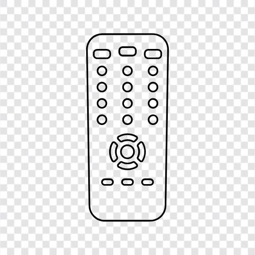 TVFernbedienung, universelle Fernbedienung, Kabelfernbedienung, HDTVFernbedienung symbol