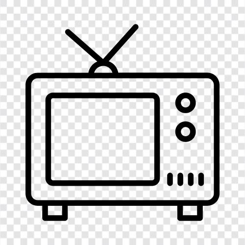 TV shows, TV series, TV series episodes, TV show icon svg