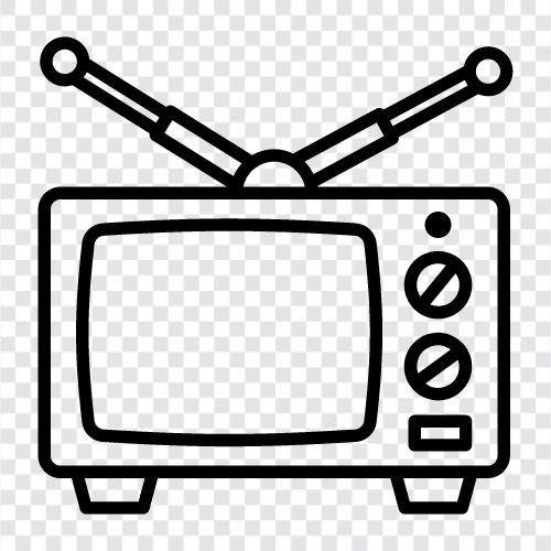Телевизоры, телешоу онлайн, онлайнтелевизор, трансляция телевизора Значок svg