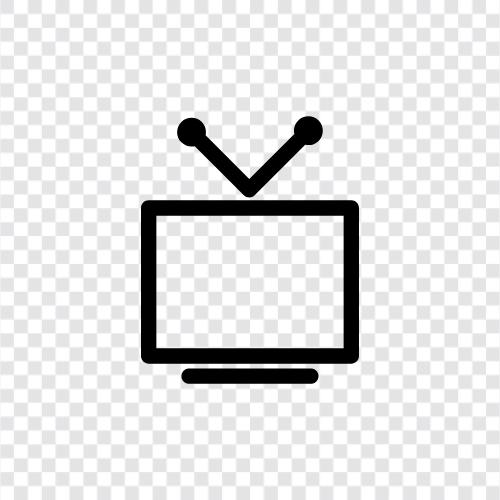 TV shows, TV series, TV channels, TV shows online icon svg