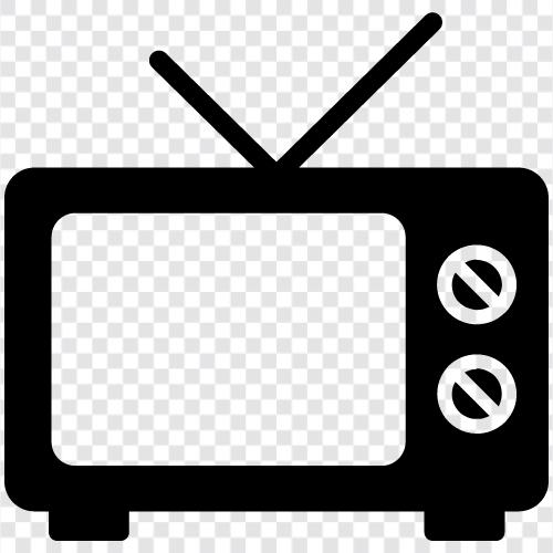 TV şovları, TV dizileri, akış, izleme ikon svg
