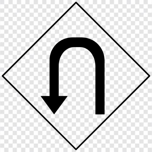 uturns, uturns around, uturn icon svg