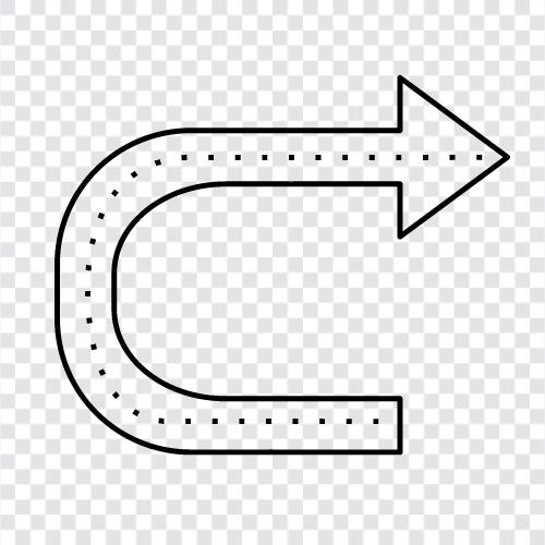 uturns, uturning, uturns for, uturn ikon svg