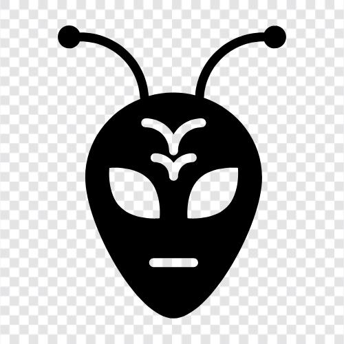 UFO, extraterrestrial, space, extraterrestrial life icon svg