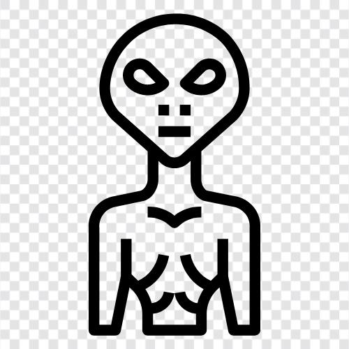 UFO, extraterrestrial, unidentified flying, alien icon svg