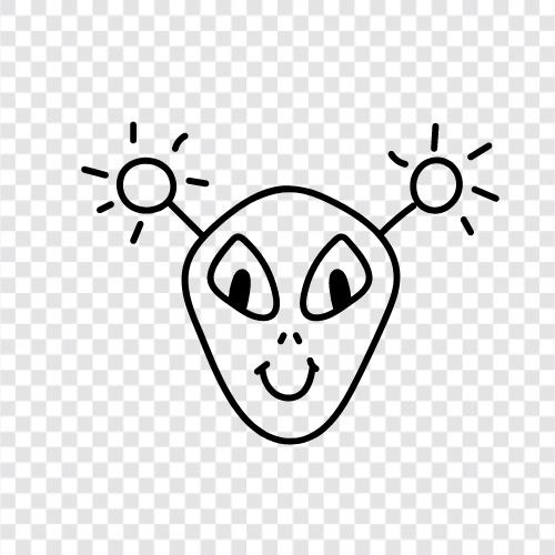 UFO, extraterrestrial, spacecraft, space icon svg