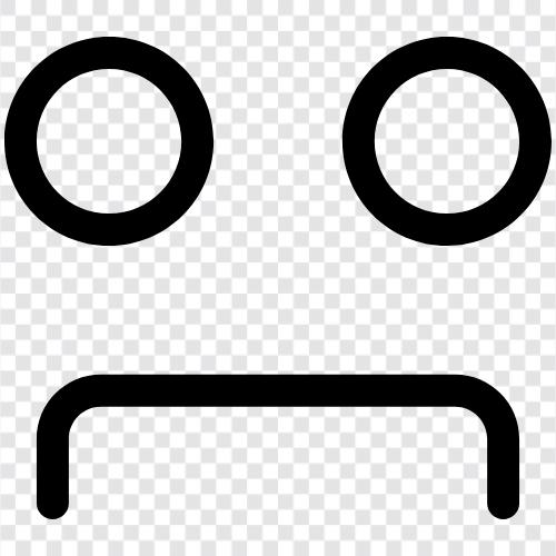 unhappy, disappointed, displeased, sad icon svg